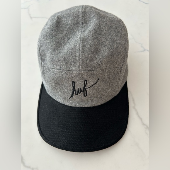 HUF Custommade Black and Gray Headwear - Picture 1 of 3